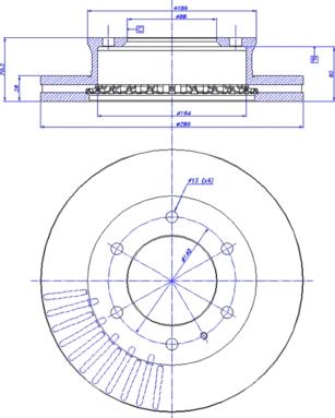 BENDIX 522131 - Discofreno www.autoricambit.com