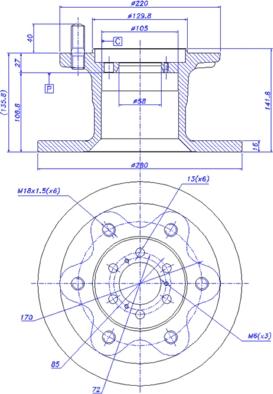 AP BG2429 - Discofreno www.autoricambit.com