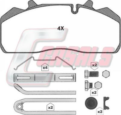 Textar 2915929824T3030 - Kit pastiglie freno, Freno a disco www.autoricambit.com