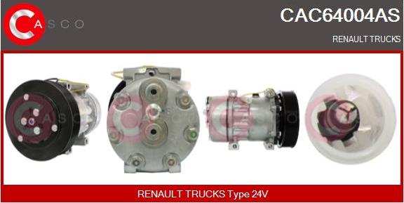 Casco CAC64004AS - Compressore, Climatizzatore www.autoricambit.com