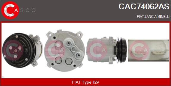 Casco CAC74062AS - Compressore, Climatizzatore www.autoricambit.com