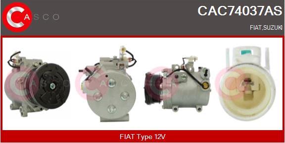 Casco CAC74037AS - Compressore, Climatizzatore www.autoricambit.com