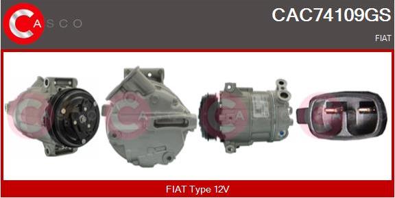 Casco CAC74109GS - Compressore, Climatizzatore www.autoricambit.com