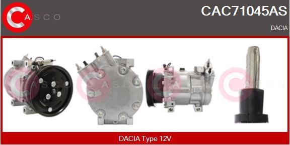 Casco CAC71045AS - Compressore, Climatizzatore www.autoricambit.com