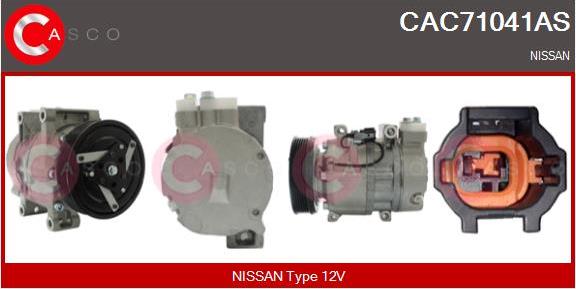 Casco CAC71041AS - Compressore, Climatizzatore www.autoricambit.com