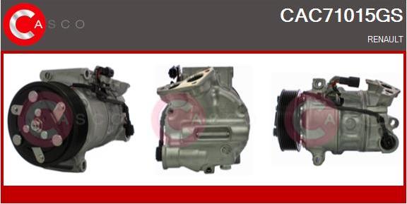 Casco CAC71015GS - Compressore, Climatizzatore www.autoricambit.com