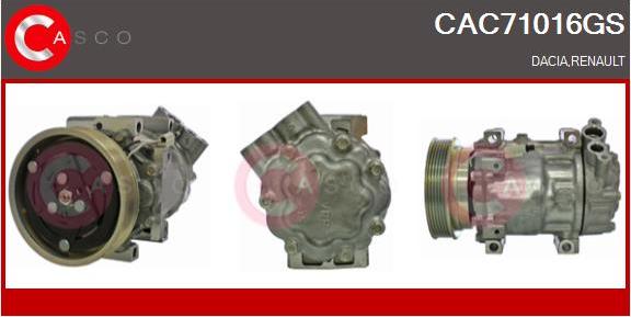 Casco CAC71016GS - Compressore, Climatizzatore www.autoricambit.com
