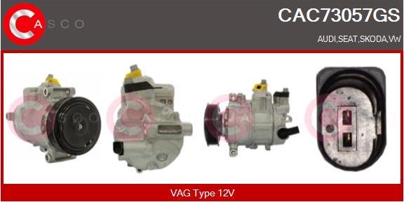 Casco CAC73057GS - Compressore, Climatizzatore www.autoricambit.com