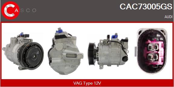 Casco CAC73005GS - Compressore, Climatizzatore www.autoricambit.com