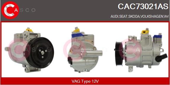 Casco CAC73021AS - Compressore, Climatizzatore www.autoricambit.com