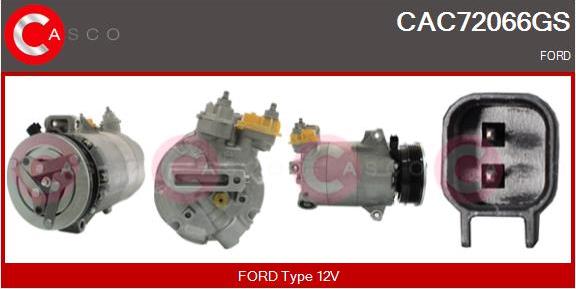 Casco CAC72066GS - Compressore, Climatizzatore www.autoricambit.com
