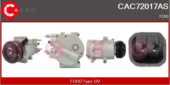 Casco CAC72017AS - Compressore, Climatizzatore www.autoricambit.com