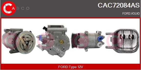 Casco CAC72084AS - Compressore, Climatizzatore www.autoricambit.com