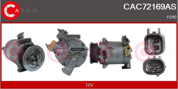 Casco CAC72169AS - Compressore, Climatizzatore www.autoricambit.com