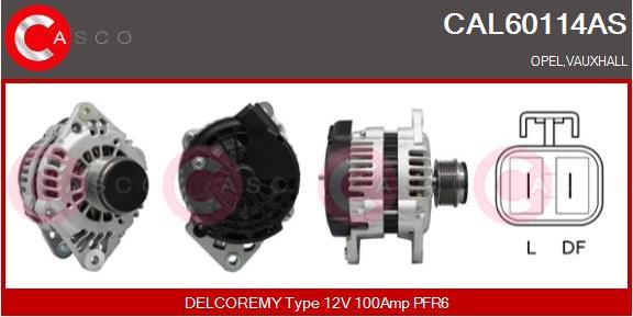 Casco CAL60114AS - Alternatore www.autoricambit.com