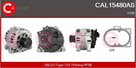 Casco CAL15480AS - Alternatore www.autoricambit.com