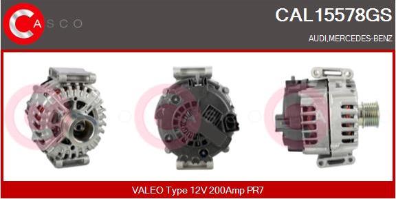 Casco CAL15578GS - Alternatore www.autoricambit.com