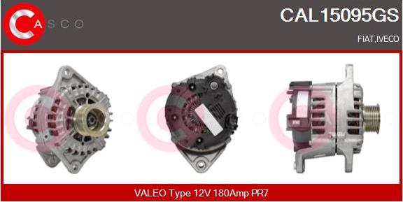 Casco CAL15095GS - Alternatore www.autoricambit.com