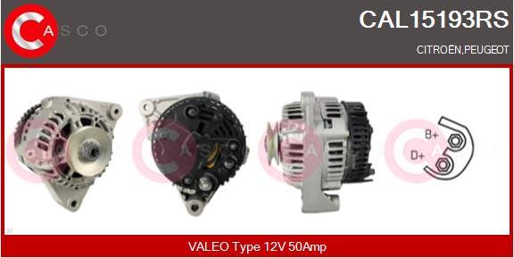 Casco CAL15193RS - Alternatore www.autoricambit.com