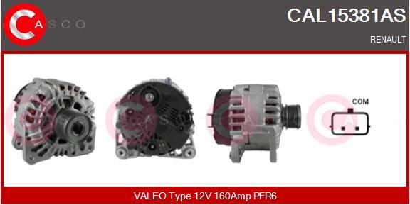 Casco CAL15381AS - Alternatore www.autoricambit.com