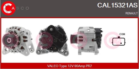 Casco CAL15321AS - Alternatore www.autoricambit.com