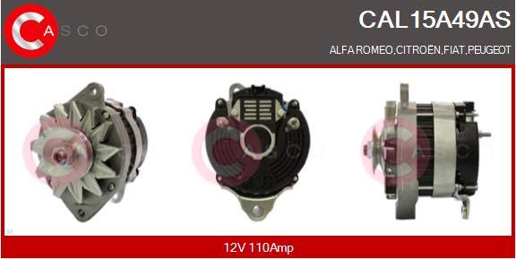 Casco CAL15A49AS - Alternatore www.autoricambit.com