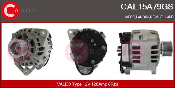 Casco CAL15A79GS - Alternatore www.autoricambit.com