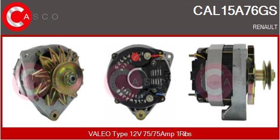 Casco CAL15A76GS - Alternatore www.autoricambit.com