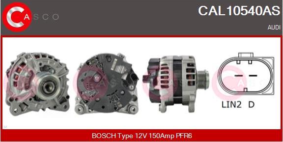 Casco CAL10540AS - Alternatore www.autoricambit.com