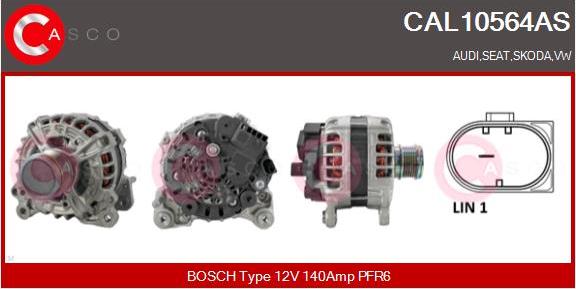 Casco CAL10564AS - Alternatore www.autoricambit.com