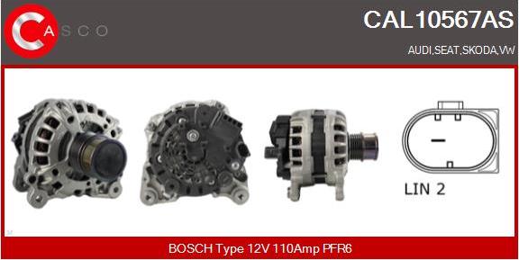 Casco CAL10567AS - Alternatore www.autoricambit.com