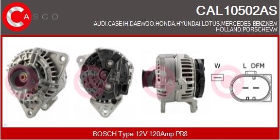 Casco CAL10502AS - Alternatore www.autoricambit.com