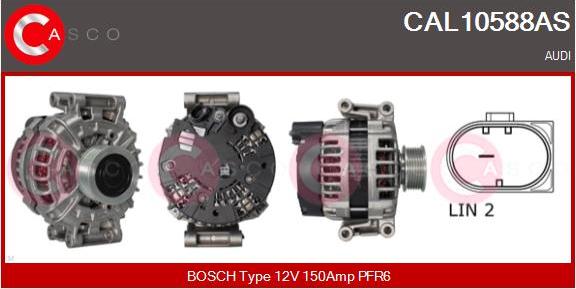 Casco CAL10588AS - Alternatore www.autoricambit.com