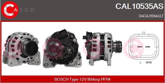 Casco CAL10535AS - Alternatore www.autoricambit.com