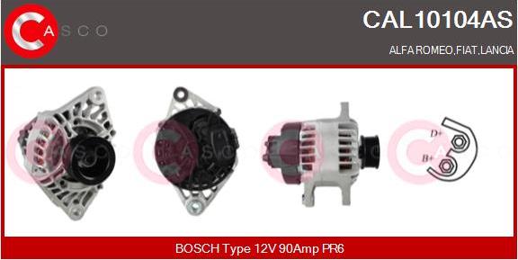 Casco CAL10104AS - Alternatore www.autoricambit.com