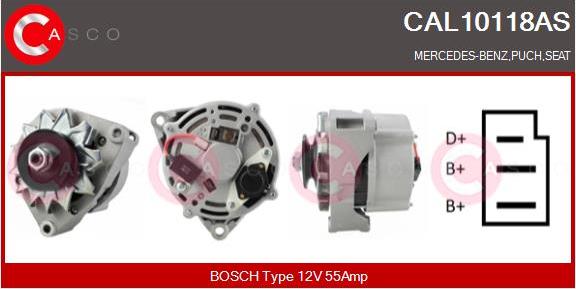 Casco CAL10118AS - Alternatore www.autoricambit.com