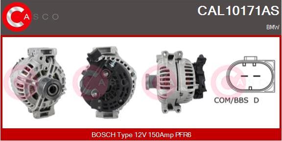 Casco CAL10171AS - Alternatore www.autoricambit.com