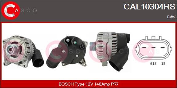 Casco CAL10304RS - Alternatore www.autoricambit.com