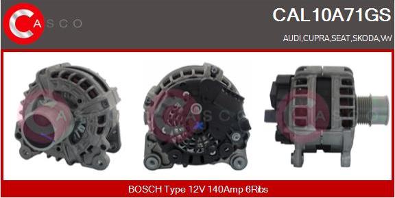 Casco CAL10A71GS - Alternatore www.autoricambit.com