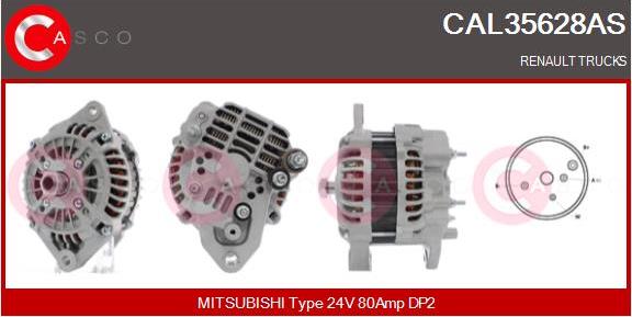 Casco CAL35628AS - Alternatore www.autoricambit.com