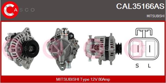 Casco CAL35166AS - Alternatore www.autoricambit.com