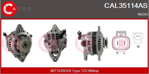 Casco CAL35114AS - Alternatore www.autoricambit.com