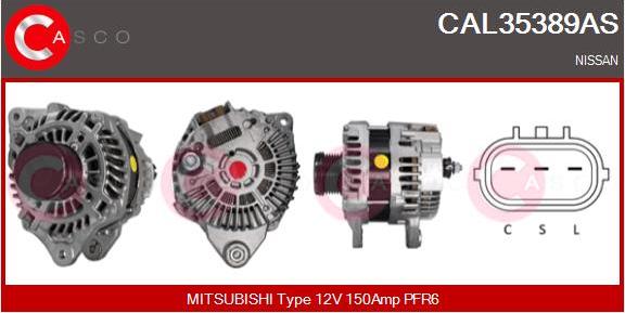 Casco CAL35389AS - Alternatore www.autoricambit.com