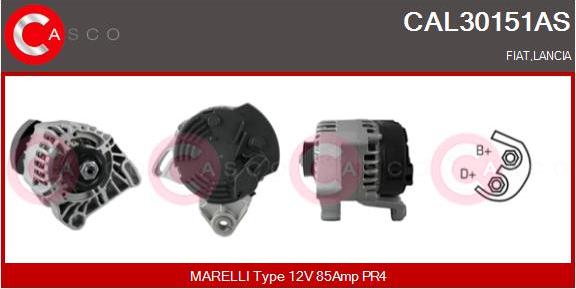 Casco CAL30151AS - Alternatore www.autoricambit.com