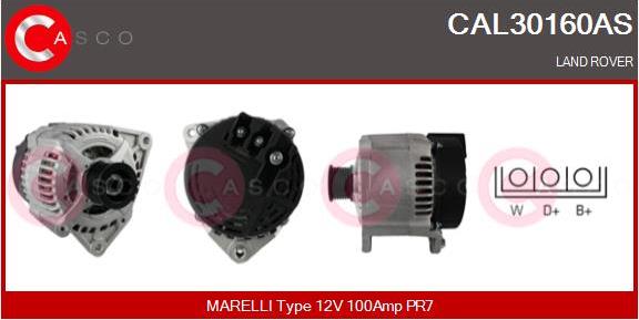 Casco CAL30160AS - Alternatore www.autoricambit.com