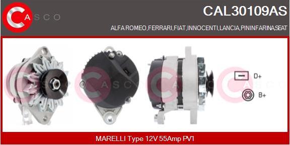 Casco CAL30109AS - Alternatore www.autoricambit.com