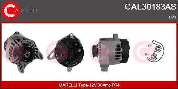 Casco CAL30183AS - Alternatore www.autoricambit.com