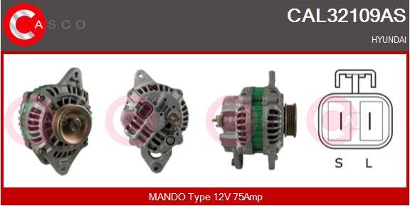 Casco CAL32109AS - Alternatore www.autoricambit.com