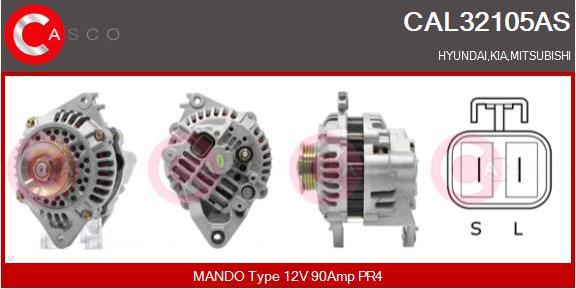 Casco CAL32105AS - Alternatore www.autoricambit.com