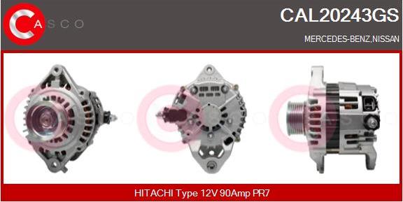 Casco CAL20243GS - Alternatore www.autoricambit.com